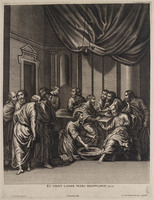 KG 17102
<br/>
Voetwassing der apostelen
<br/>
<em>Lommelin, Adriaan (1620-na 1677)</em>